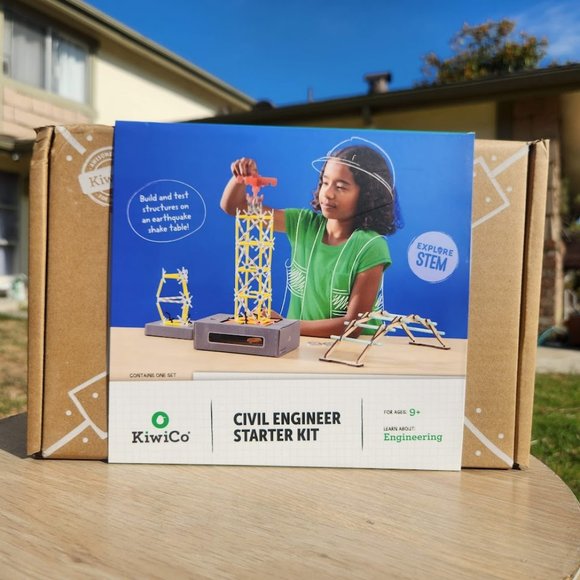 KiwiCo Civil Engineer Starter Kit Craft Science Set Kiwi Co. STEM Engineering Sh - Picture 1 of 16